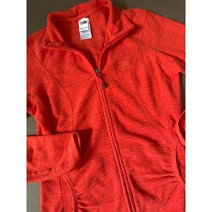 The North Face TKA100 striped orange women’s fleece‎ size XS